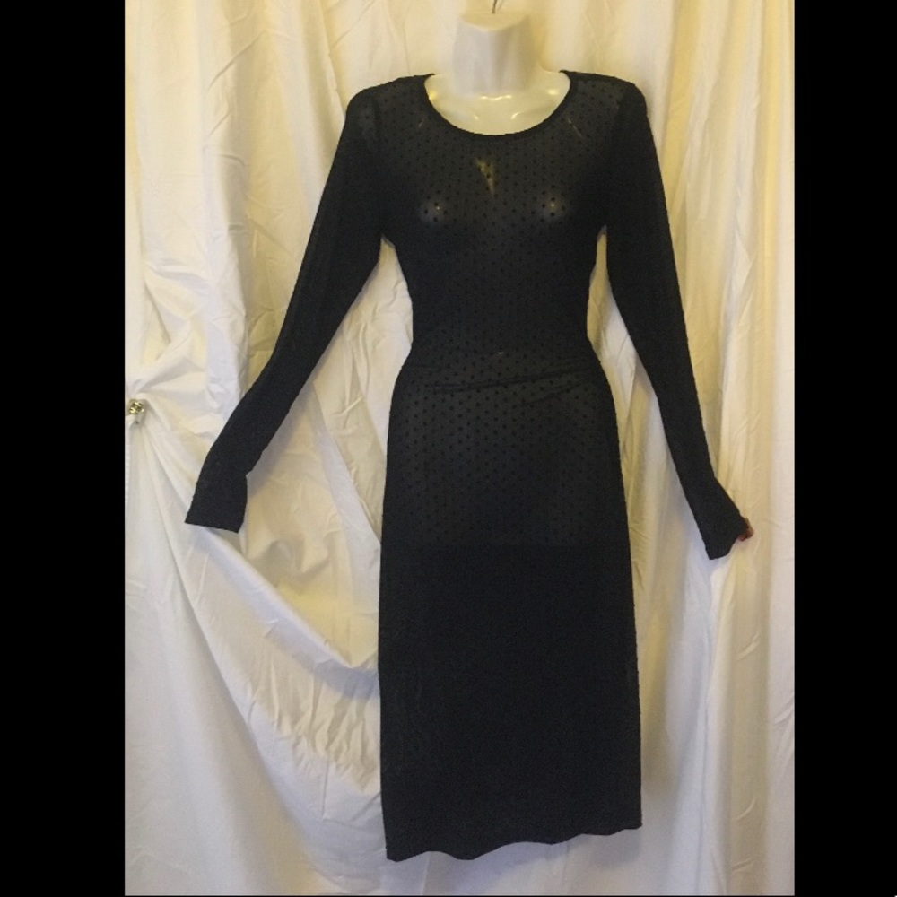 Sheer Black Dress
